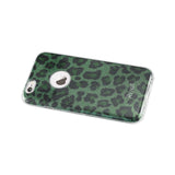  iPhone 6/ 6S Shine Glitter Shimmer Leopard Hybrid Case In Leopard Green