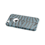  iPhone 6/ 6S Shine Glitter Shimmer Tiger Stripe Hybrid Case In Blue