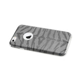  iPhone 6/ 6S Shine Glitter Shimmer Tiger Stripe Hybrid Case In Gray