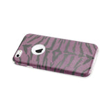  iPhone 6/ 6S Shine Glitter Shimmer Tiger Stripe Hybrid Case In Purple