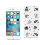 iPhone 6/ 6S Hedgehog Pattern Tpu Case With Rotating Ring Stand Holder