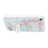 iPhone 7 Subway Map Design Case With 360 Degree Rotating Ring Stand Holder