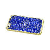  iPhone 6 Plus/ 6S Plus Soft Tpu Case With Sparkling Diamond Sunflower Design In Navy