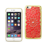 iPhone 6 Plus/ 6S Plus Soft Tpu Case With Sparkling Diamond Sunflower Design