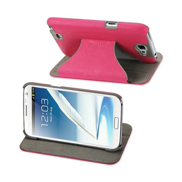 Samsung Galaxy Note 2 Flip Folio Case With Stand