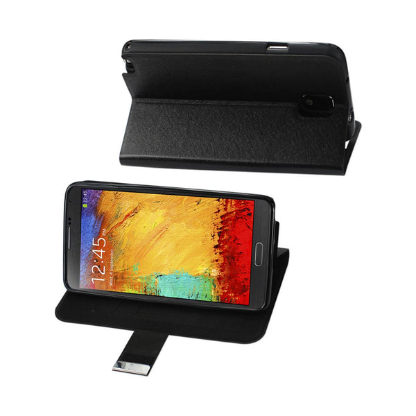 Samsung Galaxy Note 3 Flip Folio Card Holder Case