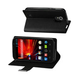  ZTE Source Flip Folio Card Holder Case In Black