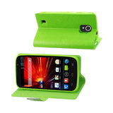  ZTE Source Flip Folio Card Holder Case In Green