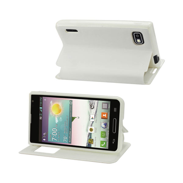 LG Optimus F3 Smart Window Flip Case