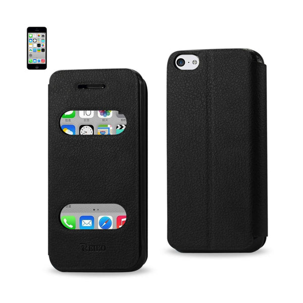 iPhone 5C Window Flip Folio Case