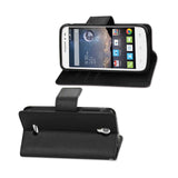  Alcatel One Touch Pop Astro 3-In-1 Wallet Case In Black