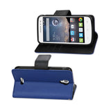  Alcatel One Touch Pop Astro 3-In-1 Wallet Case In Navy