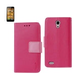 Alcatel One Touch Conquest 3-In-1 Wallet Case