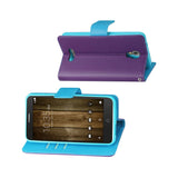  Alcatel Fierce 4 3-In-1 Wallet Case In Purple