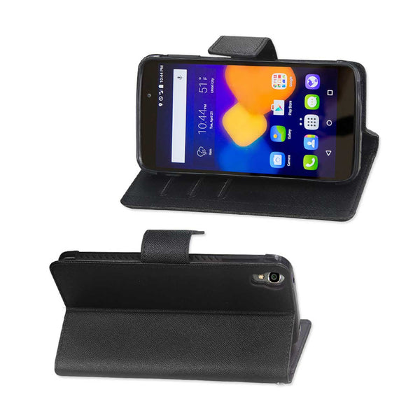 Alcatel One Touch Idol 3 5.5 3-In-1 Wallet Case