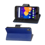  Alcatel One Touch Idol 3 5.5 3-In-1 Wallet Case In Navy