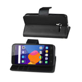  Alcatel Onetouch Pixi 3 3-In-1 Wallet Case In Black