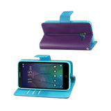  Alcatel Tru 3-In-1 Wallet Case In Purple