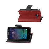  Alcatel Tru 3-In-1 Wallet Case In Red