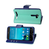  Asus Zenfone 2E 3-In-1 Wallet Case In Green