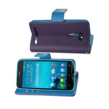  Asus Zenfone 2E 3-In-1 Wallet Case In Purple