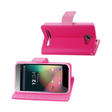  Blu Dash 5.0 3-In-1 Wallet Case In Hot Pink