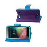  Blu Dash 5.0 3-In-1 Wallet Case In Purple