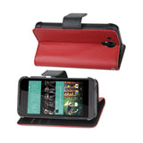  HTC Desire 520 3-In-1 Wallet Case In Red