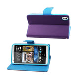  HTC Desire 816 3-In-1 Wallet Case In Purple