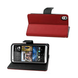  HTC Desire 816 3-In-1 Wallet Case In Red