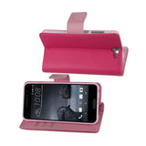  HTC One A9 3-In-1 Wallet Case In Hot Pink