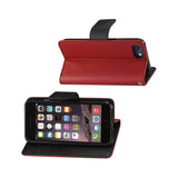  iPhone 7 3-In-1 Wallet Case In Red