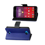  Kyocera Hydro Wave 3-In-1 Wallet Case In Navy