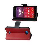  Kyocera Hydro Wave 3-In-1 Wallet Case In Red