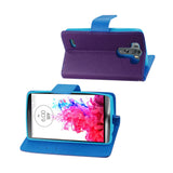  LG G3 Mini 3-In-1 Wallet Case In Purple