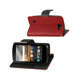  LG K3 3-In-1 Wallet Case In Red