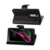  LG Ls675 3-In-1 Wallet Case In Black