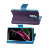  LG Ls675 3-In-1 Wallet Case In Purple