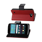  LG Spree 3-In-1 Wallet Case In Red