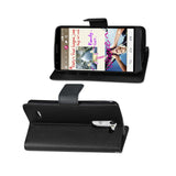  LG G Stylus 3-In-1 Wallet Case In Black