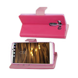  LG V10 3-In-1 Wallet Case In Hot Pink