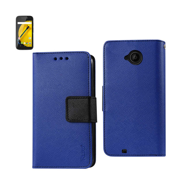 Motorola Moto E (2015) 3-In-1 Wallet Case