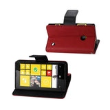  Nokia Lumia 520 3-In-1 Wallet Case In Red