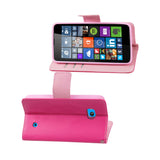  Nokia Lumia 640 3-In-1 Wallet Case In Hot Pink