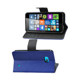  Nokia Lumia 640 3-In-1 Wallet Case In Navy