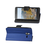  Nokia Lumia 640 Xl 3-In-1 Wallet Case In Navy