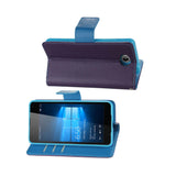  Microsoft Lumia 650 3-In-1 Wallet Case In Purple