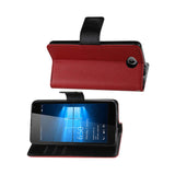  Microsoft Lumia 650 3-In-1 Wallet Case In Red