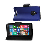  Nokia Lumia 830 3-In-1 Wallet Case In Navy