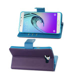  Samsung Galacy A3 3-In-1 Wallet Case In Purple